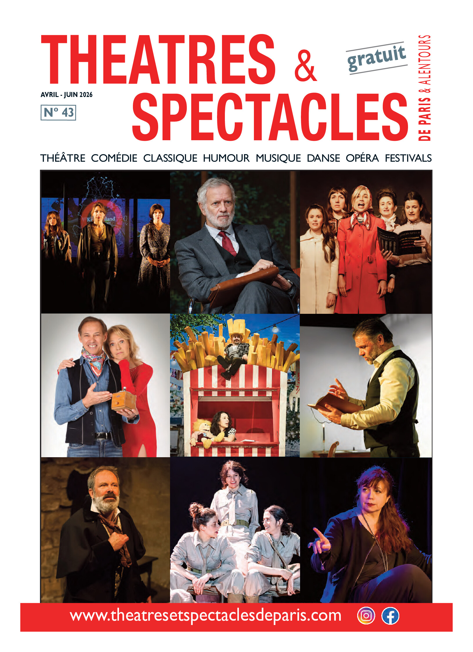 Théâtres et Spectacles de Paris - Numéro 43