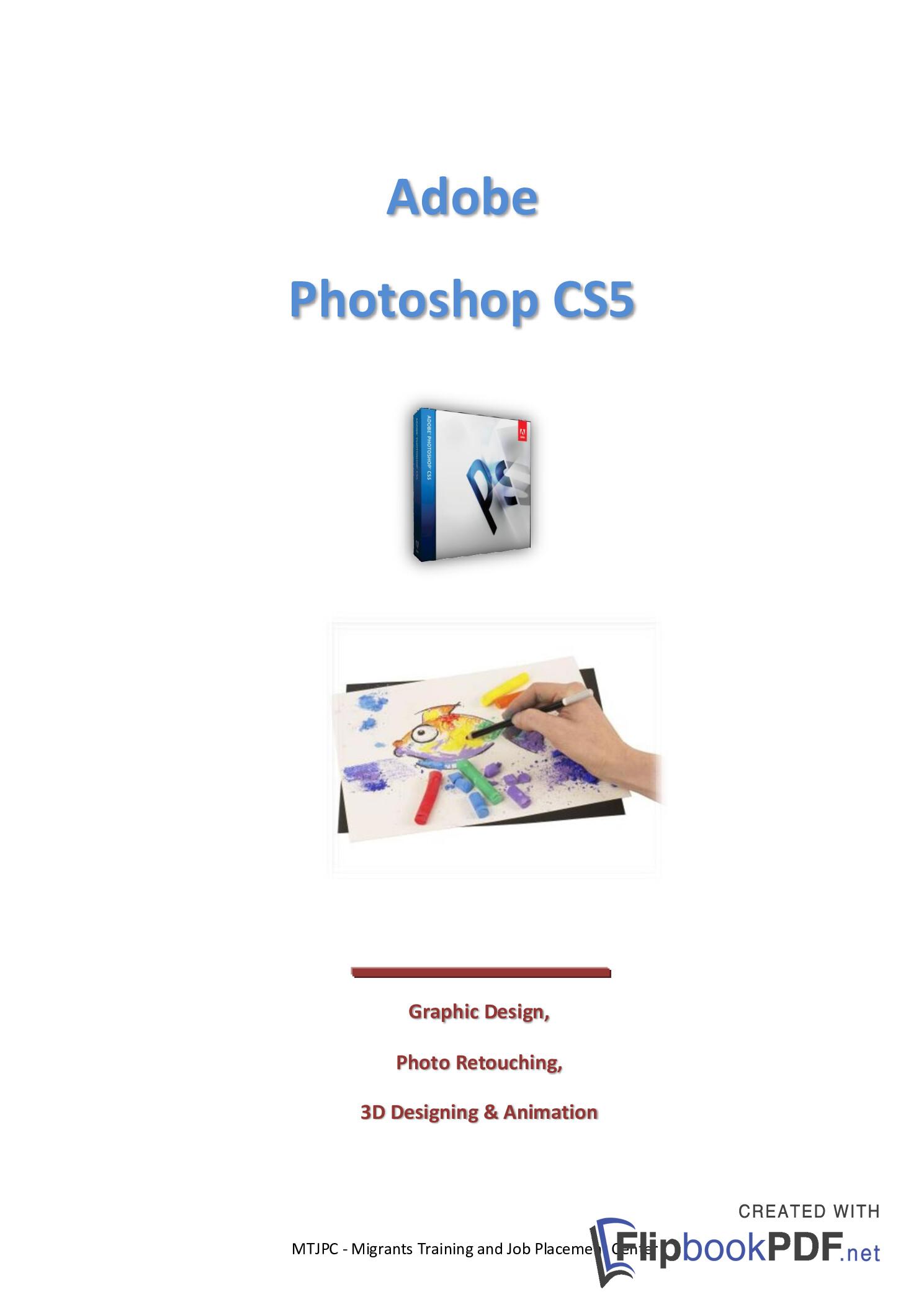 adobe photoshop cs5 full tutorial pdf free download