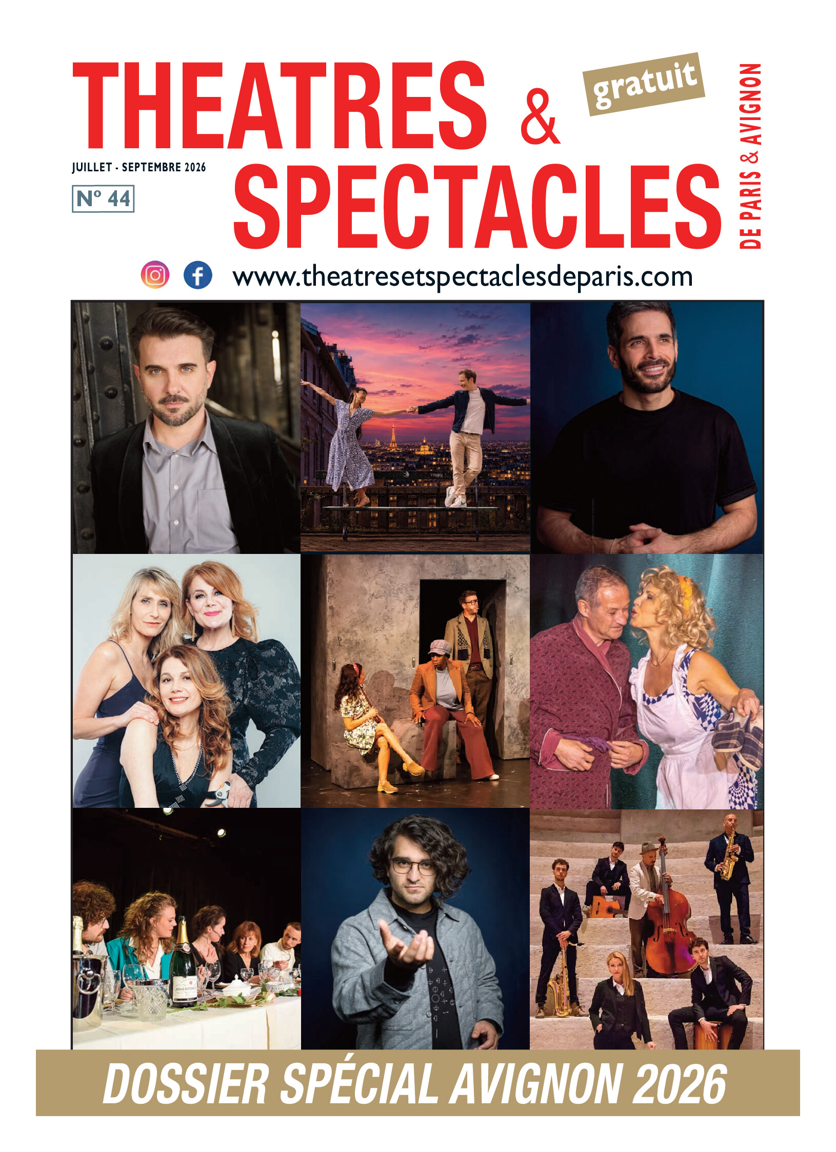 Théâtres et Spectacles de Paris - Numéro 44